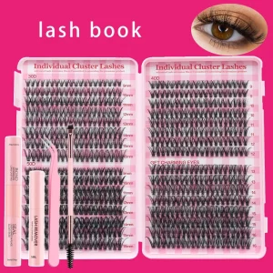 Eyelash Extension Accessories Natural Eyelash Clusters 30D 40D 50D 60D 80D 100D Private Label Cluster Lash Kit