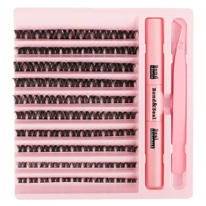 Eyelash Extension DIY Lashes Segmented Kit Lash Extension Kit Pre Cut Segment Cluster Lashes Eyelashes DIY