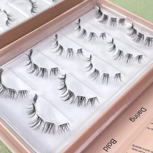 Eyelash Extension Diy Cluster Eye Lash Pre cut Segmented Ribbon Lashes Thin Band Segmented Lash