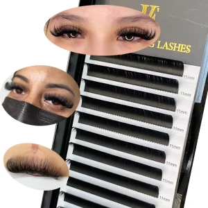 Eyelash Extension Supplies Individual Cashmere 0.03 0.05 0.07 Easy Fan Vegan Classic Lash Extensions Trays