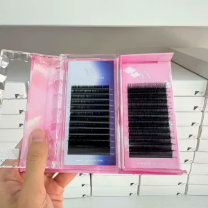 Eyelash Extensions Matte Black Lash Tray Dark Black Cashmere Dark Individual Lash Extensions