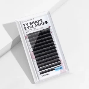 Eyelash Manufacturer Custom YY Shape Lash Cashmere Eyelash Extensions Professional Y Lash C D Curl Lash Extensions
