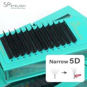 Eyelash Narrow W Shape Fans Eyelash Extensions Natural Super Soft Light Full Dense YY W 5D W Lashes Extension