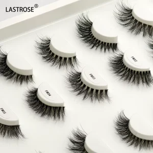 Eyelash Supplier New Wispy Synthetic Eyelashes High Quality Clear Band Lashes Vegan Invisible Band Lashes