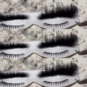 Eyelashes 25mm Strip Lashes Like Extension Eyelash Full Fluffy Spike Eyelash Bulk