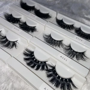 Eyelashes 3d Real Mink Lashes Private Label Packaging 3d Mink Eyelashes with Custom Boxes 25mm Mink Lash