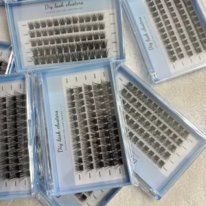 Eyelashes Clusters Private Label Cluster Lashes Instock Cruelty Free Easy to Apply Diy Cluster Lash Extension