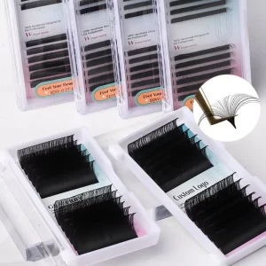 Eyelashes Extension Silk Fiber Individual False Eyelash Extensions Classic Natural Look Lash Extension Supply Russian Lashes