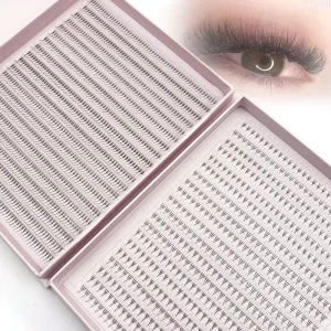 Eyelashes False Lashes Custom Logo Deep Wave Plastic Cotton Band Strip Lashes
