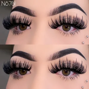 Eyelashes Full Strip Natural 3D Mink False Eyelash Vendor Private Label Lashes Fluffy Faux Mink Lashes with Packaging
