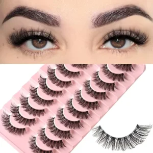 Eyelashes Full Strip One piece Thick and Curly False Eyelashes Customize OEM Eyelashes