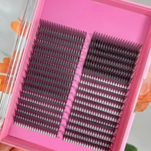 Eyelashes Vendor Anime Spike Lash Fan Eyelashes Cluster Lashes Pre Made Fan Lash False Eyelashes J B C CC D Curl