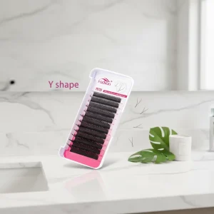 FADVAN YY Synthetic Hair Handmade Crisscross High Matte 3D 4D Volume Soft Fan Eyelash Extensions Individual Easily