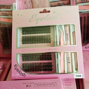 FG05 Diy Lashes High Quality Reusable Segmented Waterproof Eyelashes False Eyelash Natural Curling Soft