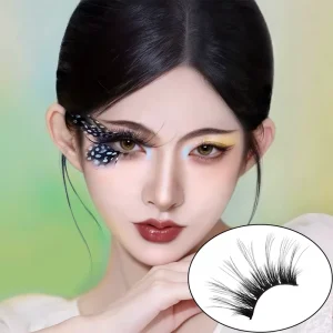 FX L01 Long Eyelashes Butterfly Lashes Long Dramatic 30mm 70mm Party Full Strip Lashes DIY False Eyelashes
