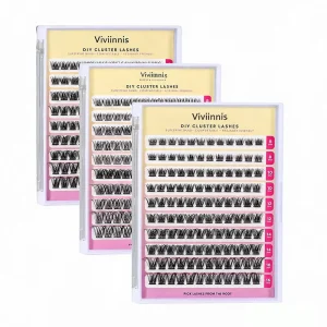Factory DIY Individual Segment Eyelash Extensions 8-16mm Lash Clusters