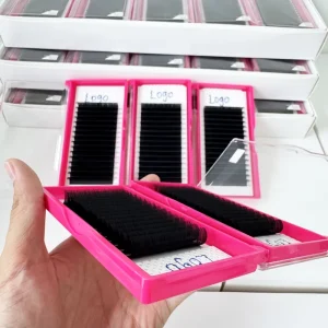 Factory Direct High Density Eyelash Extensions Matte Black Volume Lash Tray for Professional Makeup Artists and Studios