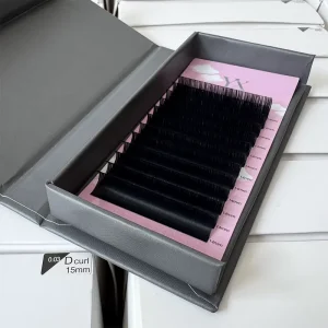 Factory Direct Large Capacity Lash Tray Deep Black Individual Lash Extensions for Professional Makeup Artists Pros