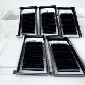 Factory Direct Mega Volume Lashes Korean PBT Fiber Lash Tray for Boutique Professional Eyelash Salons