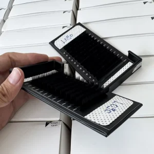 Factory Direct Neat Root Individual Lash Extensions Matte Black Volume Lashes for Premium Professional Lash Services