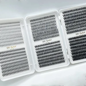 Factory Direct Segmented Volumizing Lengthening Single-Cluster False Eyelashes Natural Cartoon-Style Lashes