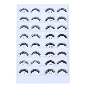 Factory Direct Supply Customized Natural Long Thick Full Strip Eyelashes Multiple Styles Available False Eyelashes