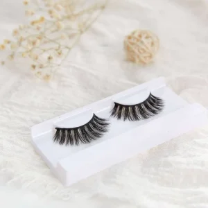 Factory Direct Supply Synthetic for Cat Eye Strip Lash Case Reusable False Eyelash 3D Handmade Full Cat Eyes Wispy Faux