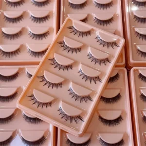 Factory Directly clear Band Lashes Korean False Eyelashes Invisible stem Lashes Thai Makeup Lashes