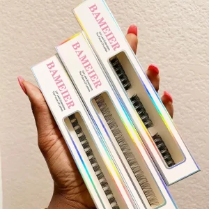 Factory High Quality DIY Segment Lashes Clear Band Lash Ribbon Kits