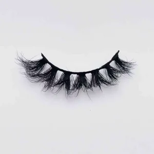 Factory OEM 100% Real Mink Fur Strip Eyelashes 3D 12mm Full Strip Eyelashes with Private Label Vendor