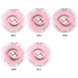 Factory Outlet No Glue Self Adhesive Eyelash Vendor Customized Boxes Strip EyeLashes Reusable Self Adhesive Eye Lashes