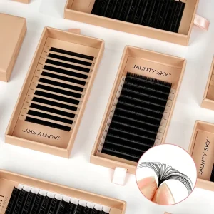 Factory Price 0.05mm Cashmere Lash Extension Professional Volume Eyelash Trays Cils Velvet Eyelashes