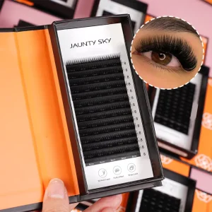 Factory Price 0.07 CC Curl Matte Black Lash Extension Premium Mixed Volume Eyelashes Soft Cashmere Lash Trays