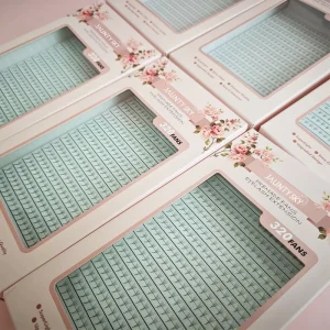 Factory Price 320pcs Promade Volume Fan 0.10 C D Curl Fan Eyelash Extension 16 Lines Pointy Base Lash Fans