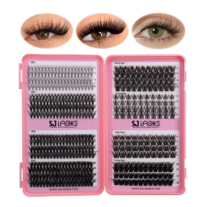 Factory Price Big Pack 640 Clusters Individual Eyelash Clusters Anime Lashes