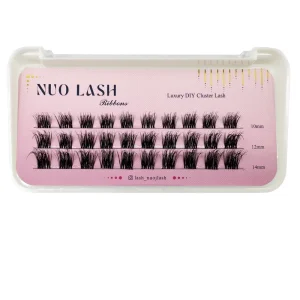 Factory Price C Curl Eyelash Cluster With Lash Super Bond Individual Fluffy Diy Lash Extension Kit Private Label