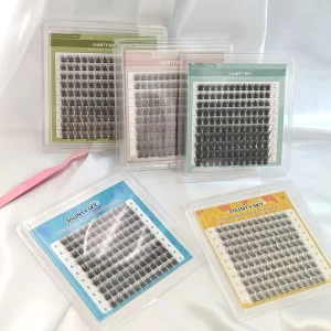 Factory Price C D Curl Cils Lash Bond and Seal Handmade Cluster Lashes Kit DIY Eyelash Clusters Extension Kit