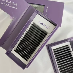 Factory Price C D Curl Individual False Eyelashes 3D 4D 5D 0.07mm Yy Lashes Silk Lash Trays W V Y Shape Volume Eyelash Extension