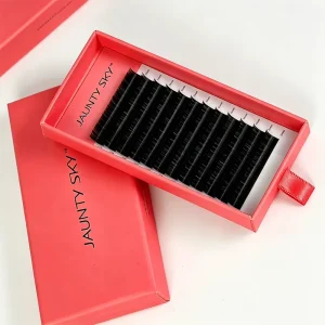 Factory Price Custom Brand Cashmere Lash Extension 0.05mm Volume Eyelash Trays Cils Velvet Eyelashes