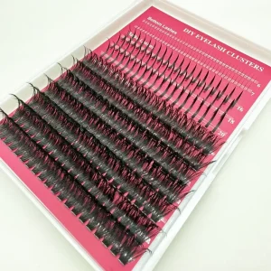 Factory Price DIY Eyelash Extension Kit for Fluffy Cluster Lashes Bottom Clusters Spikes Lashes Fan Eyelashes
