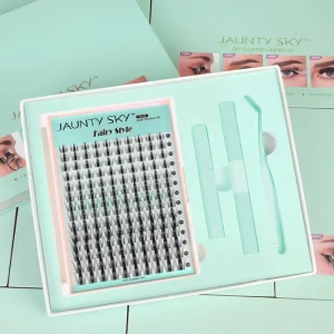 Factory Price DIY Lash Sets C Curl Superfine Band Custom Eyelash Cluster Kit Fairy Style Pre-Cut Segment
