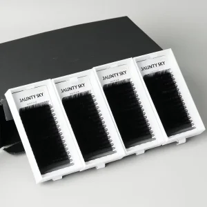 Factory Price Extra Dense Gap free Individual Eyelashes Extension Individual Matte Lash Vendor Velvet Lash Extensions Trays