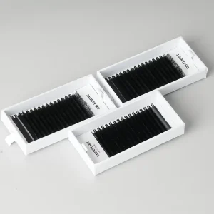 Factory Price Eyelash Extension Tray With J B C CC D DD L LC LD M Curl 5-25mm Matte False Eyelashes Custom Logo