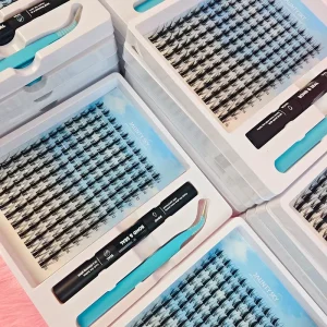 Factory Price Fluffy Lash Cluster Kit Pre cut Eyelash Segment Private Label Cluster Lashes Diy Lash Extension Kit