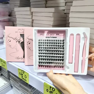 Factory Price Individual Eyelash Sets With Bond and Seal Self grafting Cluster Lashes Kit Mega Volume Pre Cut Segment