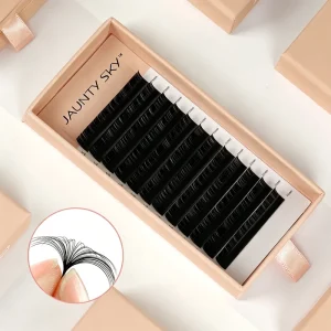 Factory Price J B C D L M Cashmere Lash Extension 0.07mm Volume Eyelash Trays Pestanas Velvet Eyelashes