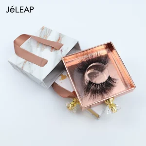 Factory Price J8D67A Semi-Hand Made Black Cotton Stalk Full Strip Eyelashes Multiple Thickness Options Custom Lashbox