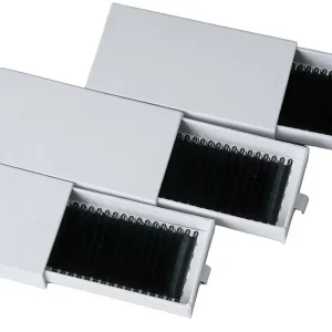 Factory Price Korean PBT Fiber Individual Faux Mink Lash Trays Matte Black Mega Volume Light Weight Velvet Ultra Soft