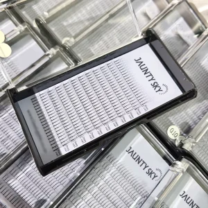 Factory Price Korean Pbt 0.07C Premade Volume Fans 4D 5D 6D Sharp Pointy Base Lash Fans Trays Eyelash Extensions