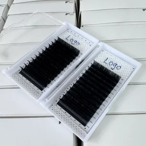 Factory Price Matte Black Easy Fan Eyelash Extension Professional 1 Second Fan Lashes Handmade Soft Russian Volume Lashes